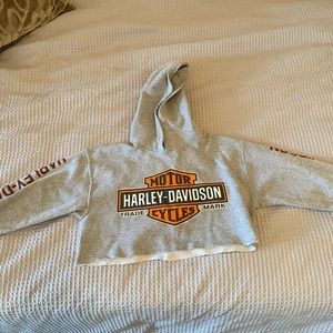 Harley cropped hoodie